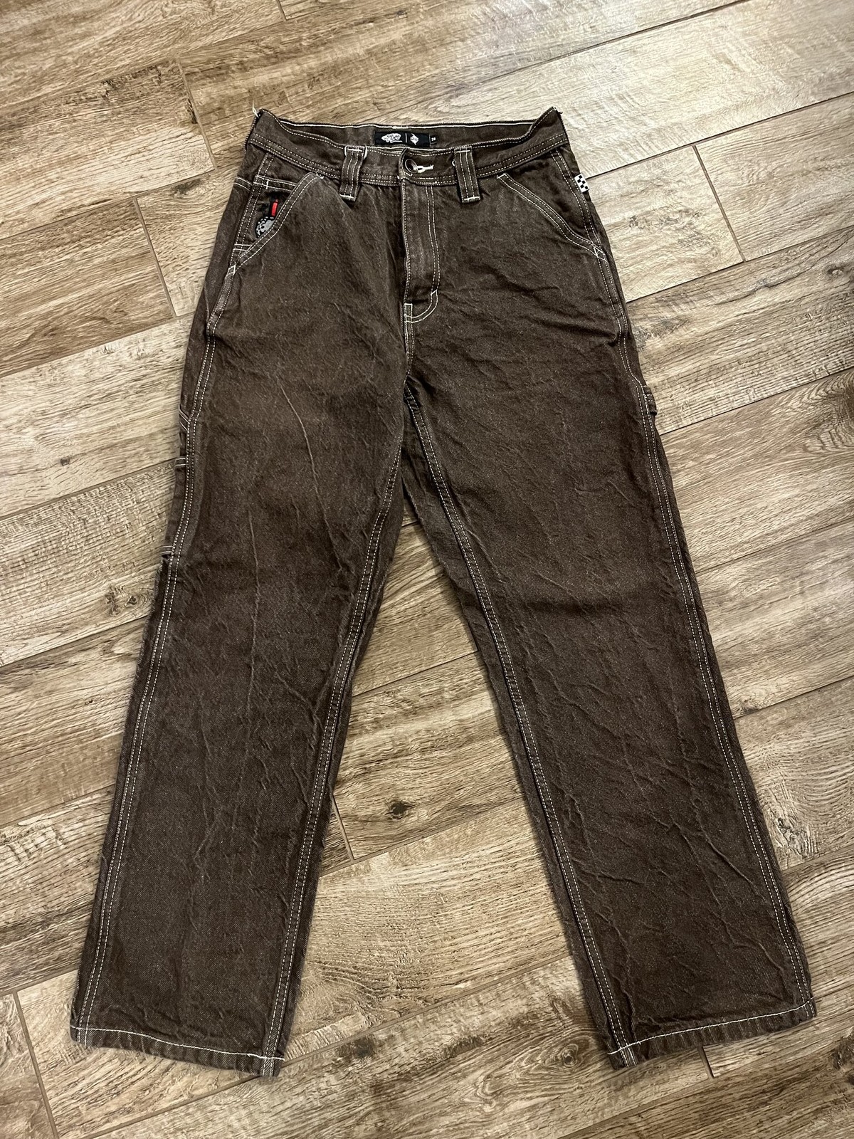 Men's Size 28 Brown "off The Wall" Skateboarding