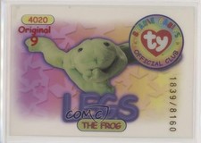 1998 Ty Beanie Babies Series 1 Original 9 Chase Red /8160 Legs the Frog #4 2v8