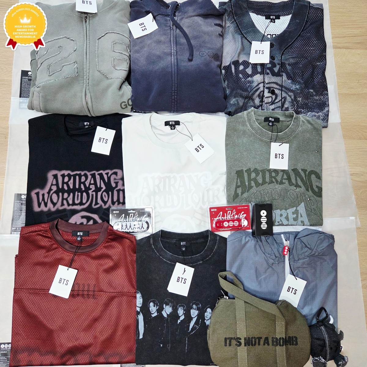ON HAND] BTS WORLD TOUR 'ARIRANG' IN GOYANG Official Merch MD +