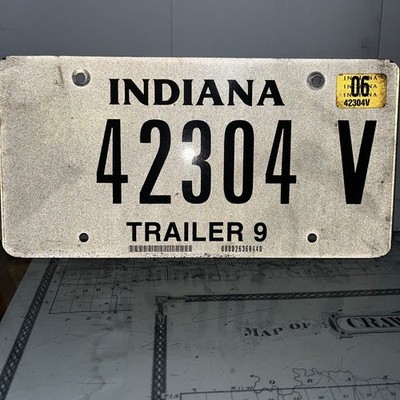 Vintage 2006 Knox County Indiana License Plate - Crafting Birthday MANCAVE slf