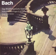 BACH Well-Tempered Piano I 9-18 (B.854-863) RICHTER Eterna 826603 LP Black Label