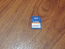 OEM Genuine Toshiba 1GB SD Memory Card SD-M01G -  Made in Japan