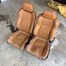 2004 Nissan 350z Coupe Orange Leather Seat Set Oem Rt5
