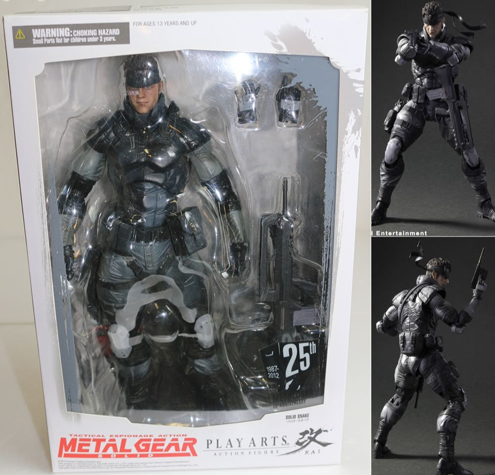 Square Enix Play Arts Kai Metal Gear Solid SOLID SNAKE Action