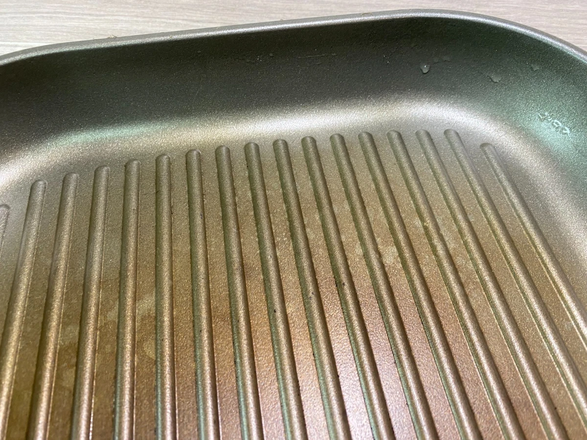 Parrilla cuadrada Berndes de 11 pulgadas antiadherente de aluminio fundido hecha en Alemania sólida