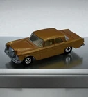 Vintage Matchbox Superfast No. 46 Mercedes 300 SE 1969 Orange Gold Diecast Car