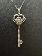 Diamond Key Necklace 925 Brand New.. Last Offer
