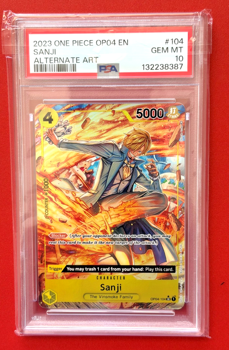 Sanji (104) (Alternate Art) OP04-104 Kingdoms of Intrigue Foil for