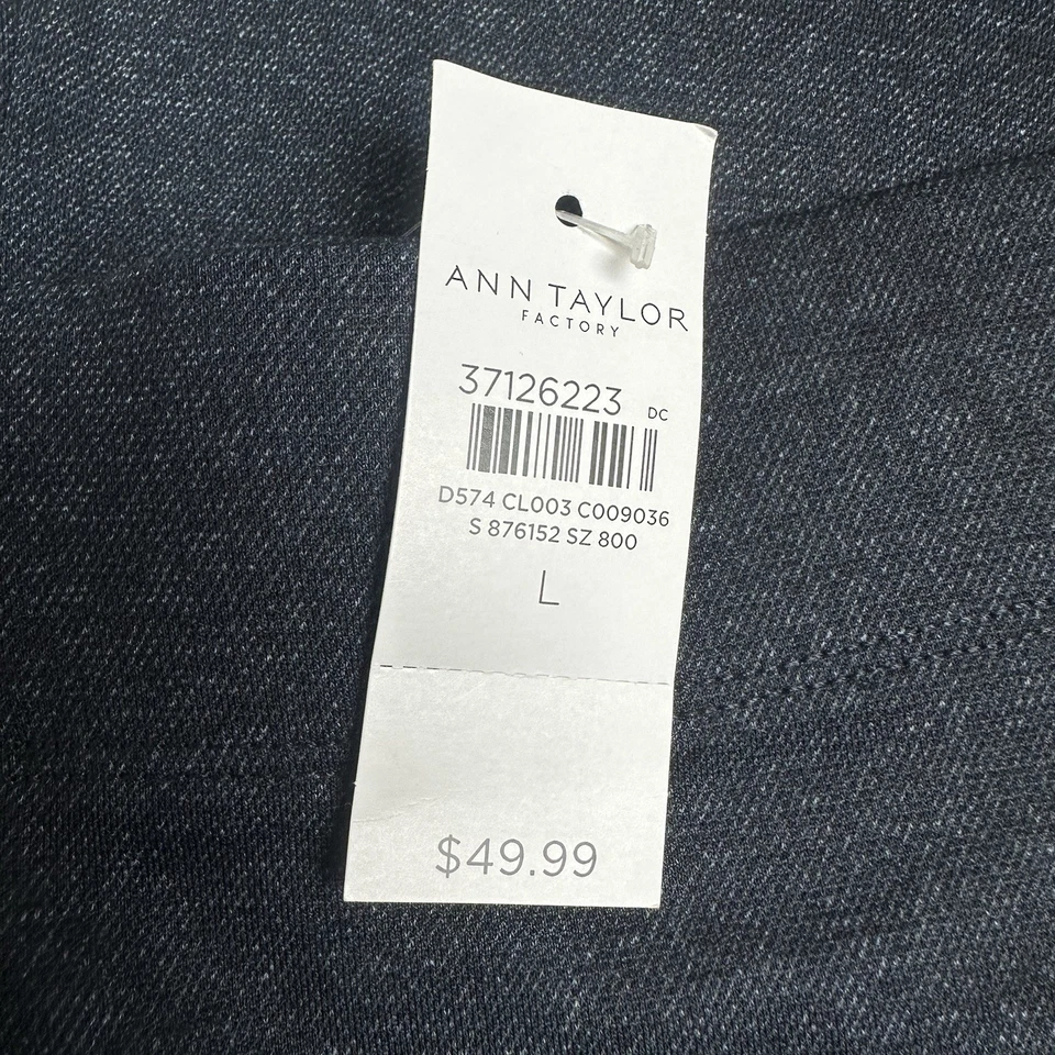 Leggings para mujer Ann Taylor talla L jaspeado azul marino elásticos nuevos con etiquetas Foto 4 de 4