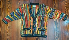 Vintage Coogi Australia Cardigan Kids Size Tag 6K See Measurements/Description