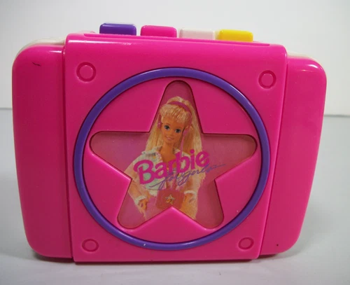 Vintage Mattel Inc. 1993 BARBIE For Girls Stereo Cassette Player Pink