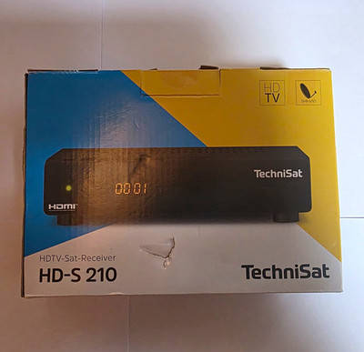 TechniSat HD-S 210 HD Digital Sat-Receiver 1080p HDMI USB FB Schwarz