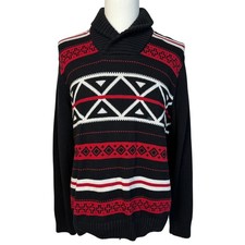 Chaps Men's 100 Cotton Multicolor Pullover Sweater Casual Knit Jumper NWT