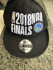 Golden State Warriors New Era SnapBack Hat NBA 2018 Finals Stickers