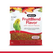 Natural Fruit Flavor Bird Food for Small Birds with Added Nutrients