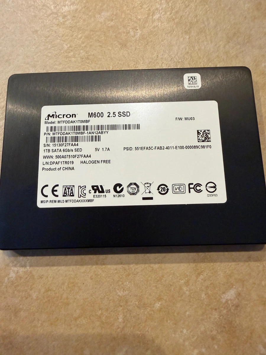 Micron 1 TB Solid State Drives for sale - eBay