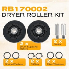 RB170002 Dryer Roller Kit Replacement for Speed Queen Alliance Dryers
