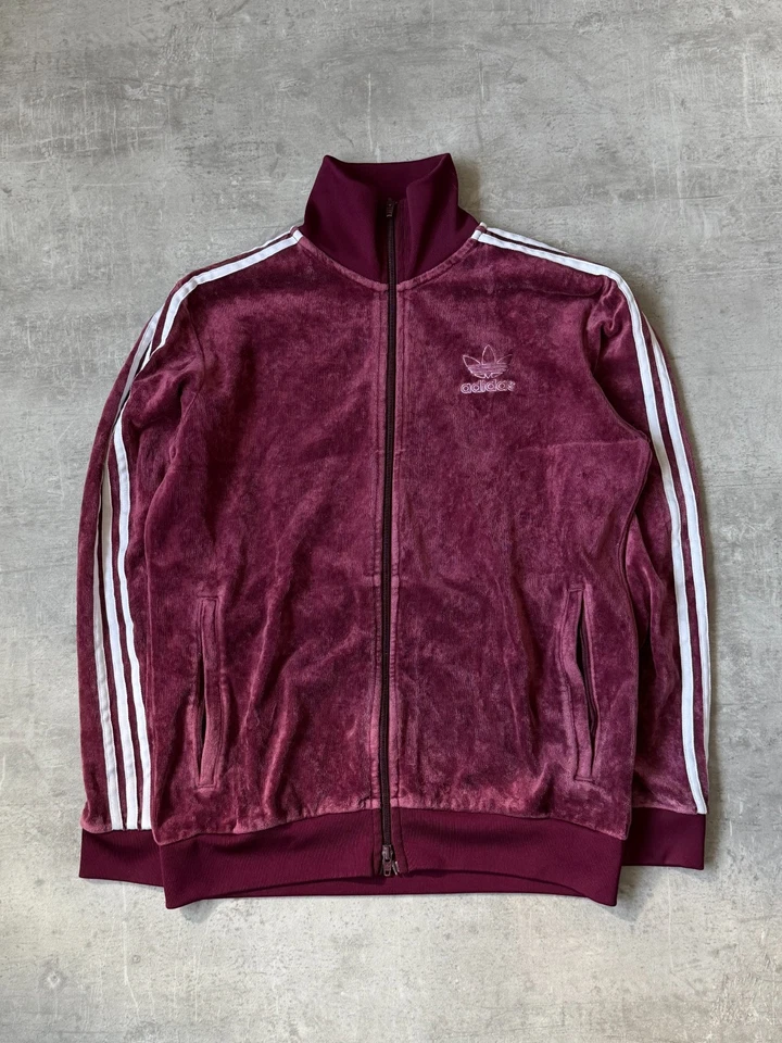Adidas Retro Originals Firebird Beckenbauer Velours Rare Trainingsjacke 2000s - Bild 1 von 4