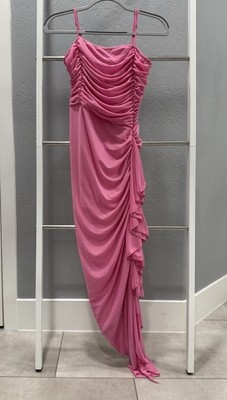 fashion nova pink midi dress Vestido Midi Fruncido Pretty Lady - Rosa