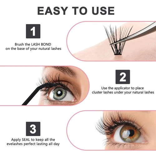2PCS Eyelash Glue Eyelash Bond and Seal Super Strong Hold Cluster Lash Adhesi... image 5