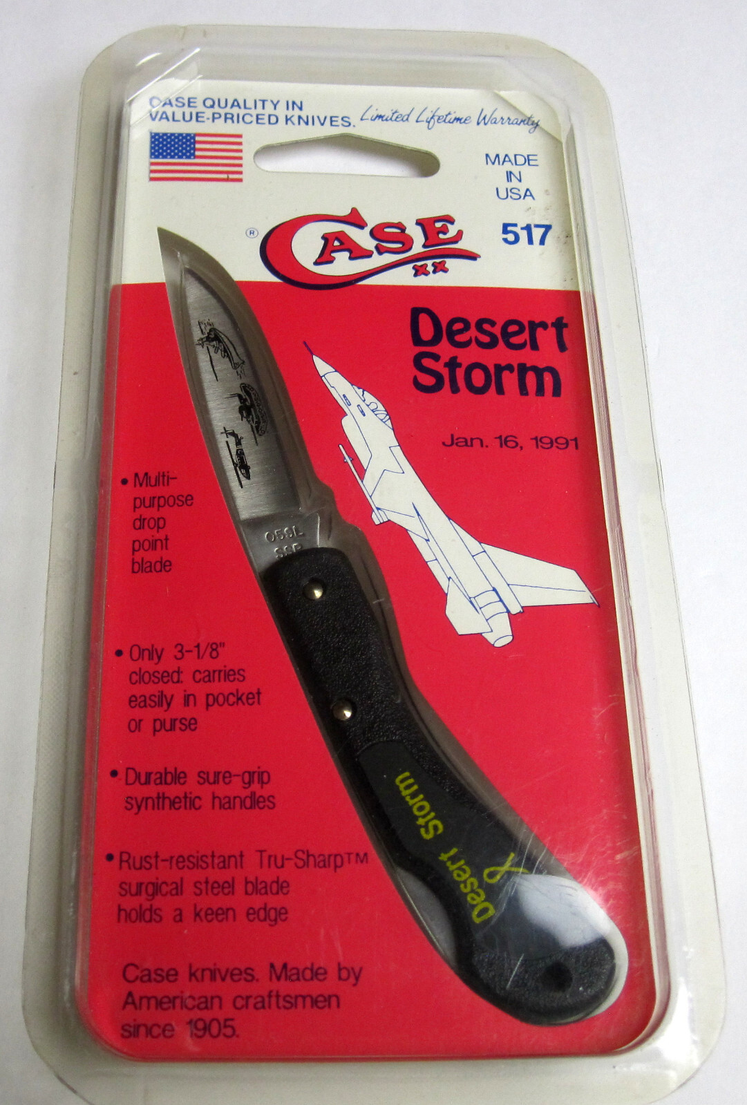 Case XX Desert Storm Knife 3 1/8" Synthetic Handles USA eBay