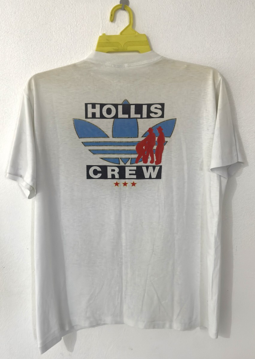 adidas Originals×RUN DMC GRAPHIC CREW Free Shipping Rare !!! Vintage Adidas Run DMC Hollis Crew
