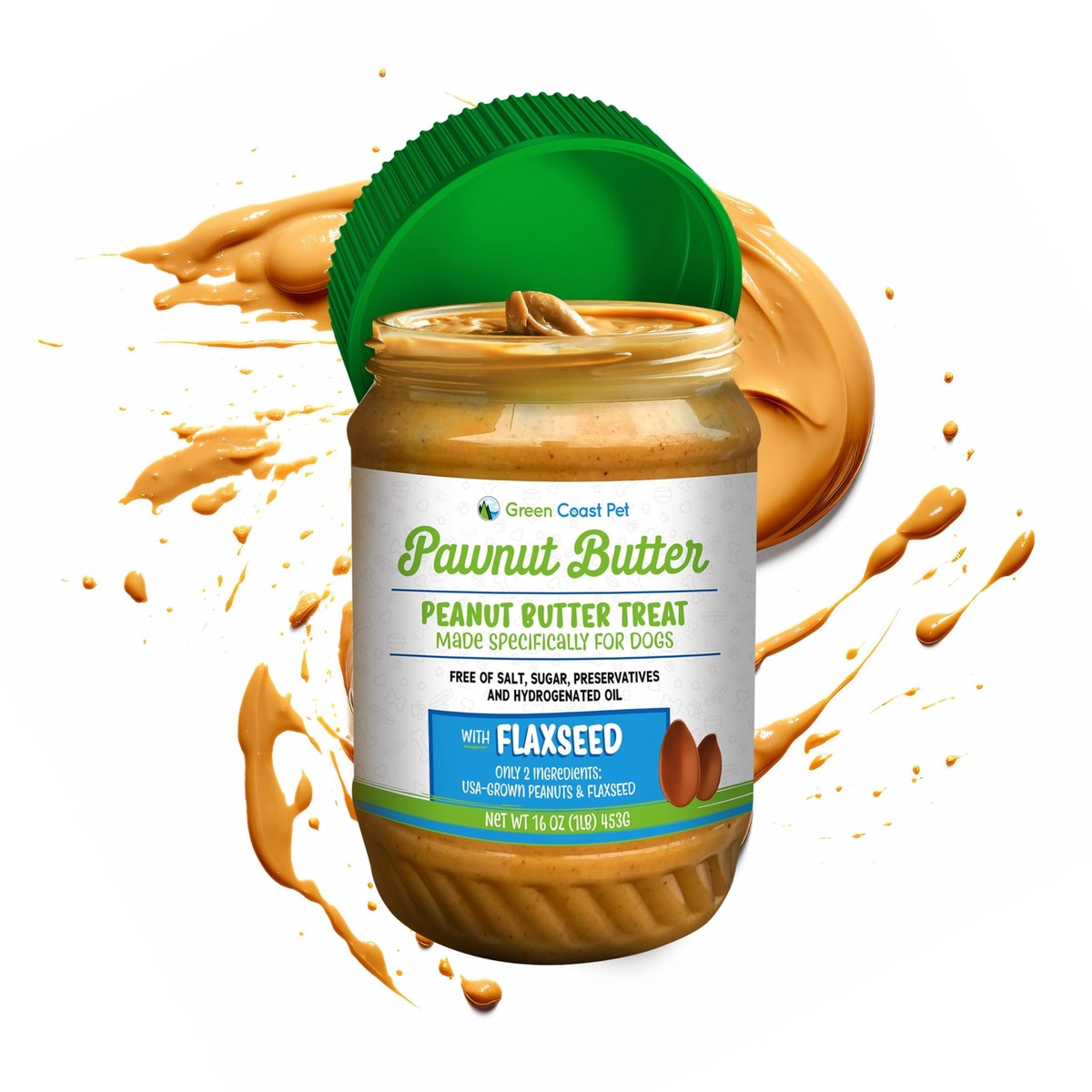 All Natural Peanut Butter Dog Treat Pound Healthy Xylitol Free