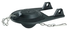 Korky Universal Flapper Black Rubber Chain Seals Universal Fit Toilet Tank Bowl