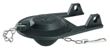 Korky Universal Flapper Black Rubber Chain Seals Universal Fit Toilet Tank Bowl