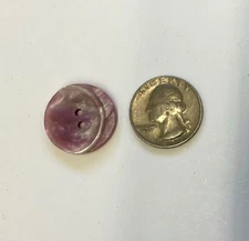 DILL BUTTONS #300446 - LAVENDAR - ROUND - 2 HOLE - 23mm - 8 BUTTONS IN A SET