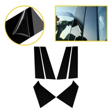 For Chevrolet Malibu 2016-2021 6pcs Glossy Black Pillar Posts Door Trim Cover US