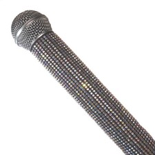 Crystal AB Bling Wireless and Hardwire Microphone Sleeves by Blingcons
