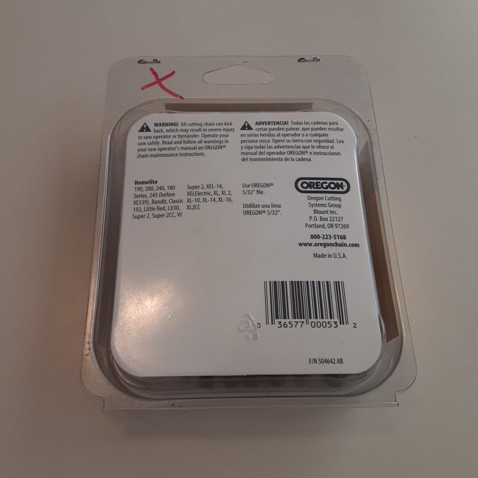 Oregon AdvanceCut 16Inch Semi Chisel Chainsaw Chain Homelite S59 91