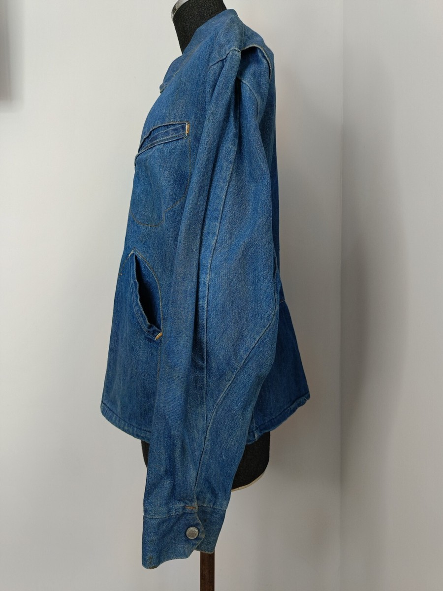 40s 50s Red White Blue Brand USA vintage Talon zipper denim work