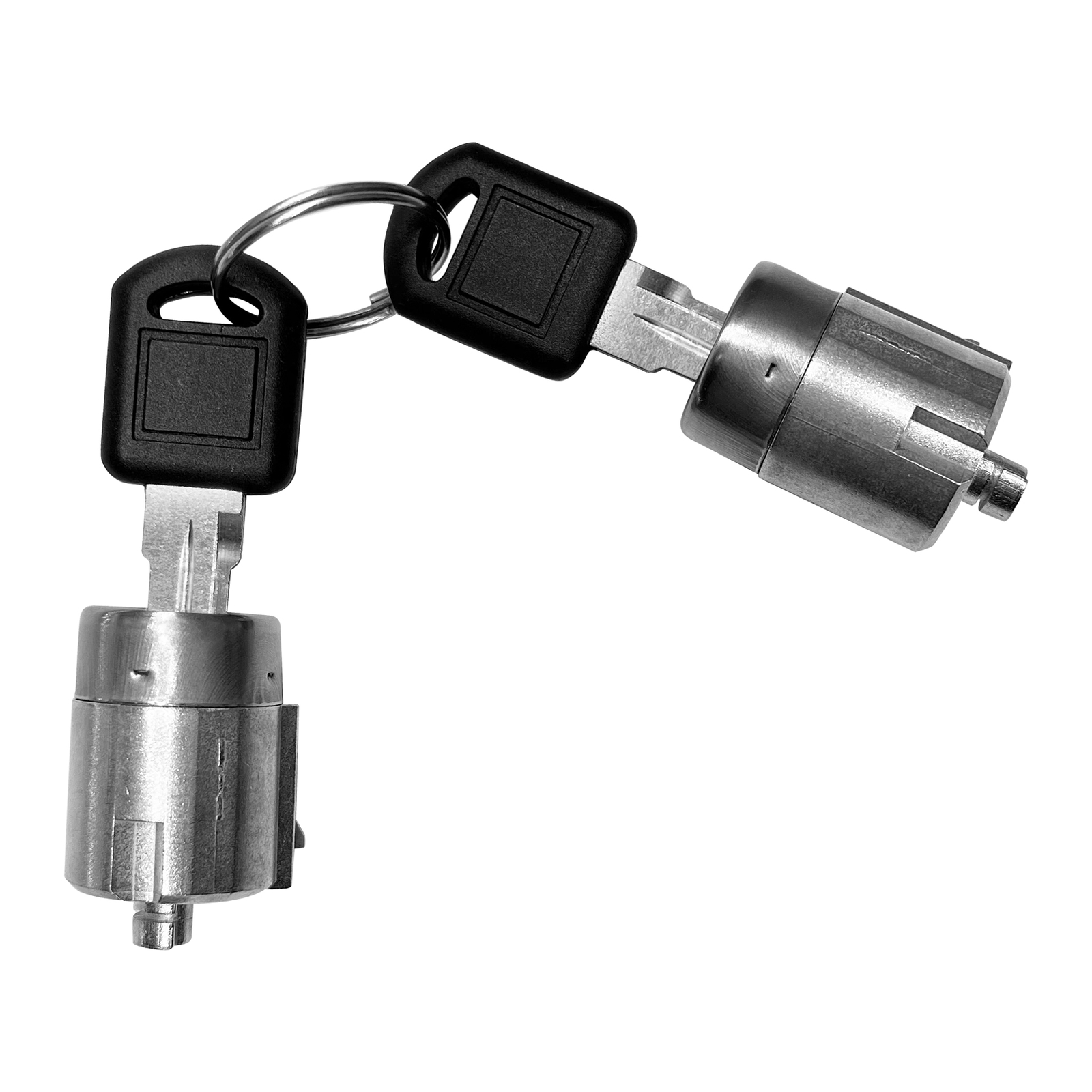 Ignition Key Switch Lock Cylinder & Door Lock Tumbler Set 2 Keys For GM