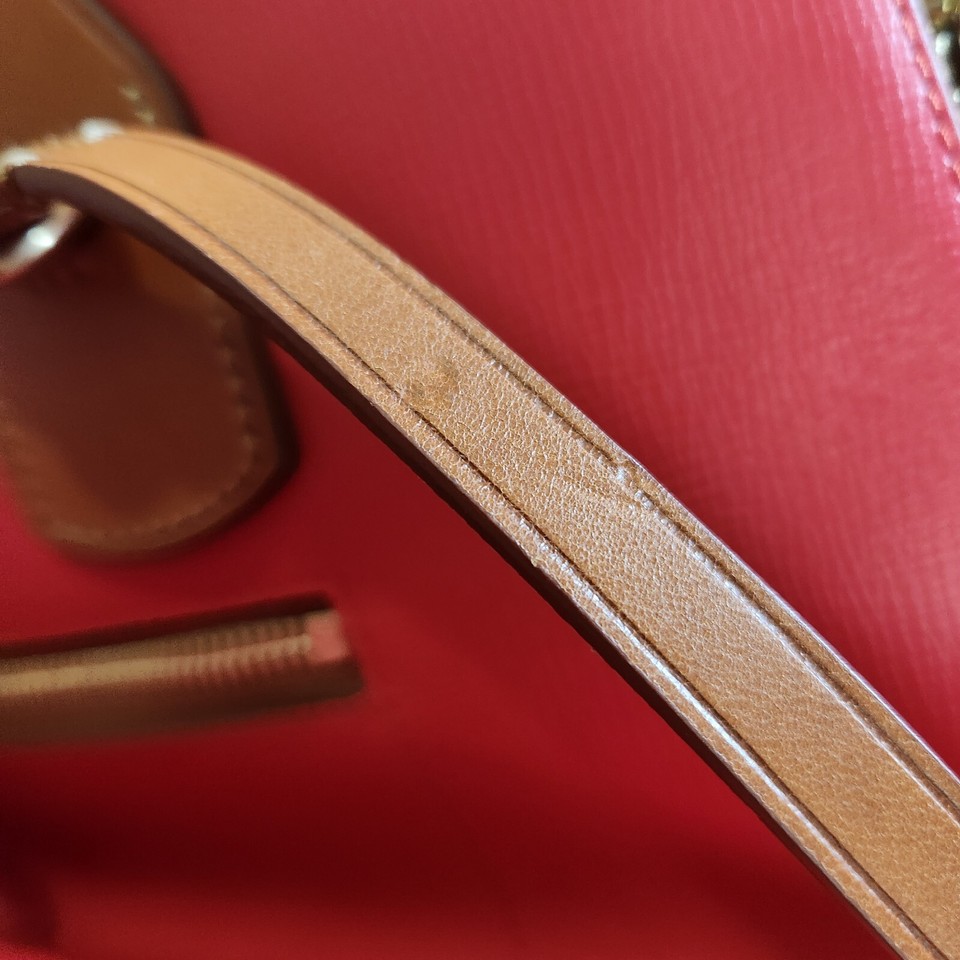 Dooney & Bourke Saffiano Leather Shoulder Arm Bag CORAL eBay