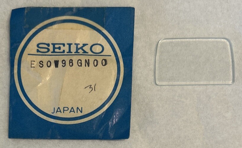 Vintage SEIKO Watch Crystal Part #ES0W96GN00 Replacement Part