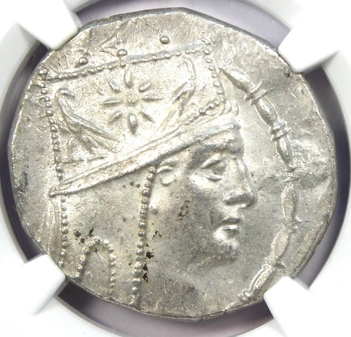 Tigranes II AR Tetradrachm Armenia Coin 95 BC - NGC Choice AU - 5/5 Strike!