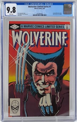 Wolverine Limited Series #1 1982 Marvel Comics White Pages CGC 9.8