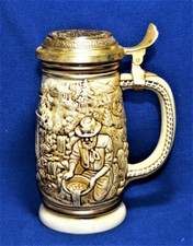 Stein À Bière Couvert En Or 1987 AVON Fait Main Au Brésil #153137