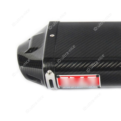 2004-2008 Ninja ZX6R ZX636 Slip-on Exhaust Pipe Motorcycle 51mm Mufflers Carbon - Picture 6 of 7