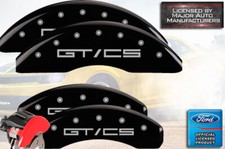 2015-2017 Ford Mustang V6 Front Rear Black Mgp Brake Disc Caliper Covers Gtcs 2015-2017 Ford Mustang V6 Front Rear Black Mgp Brake Disc Caliper Covers Gtcs