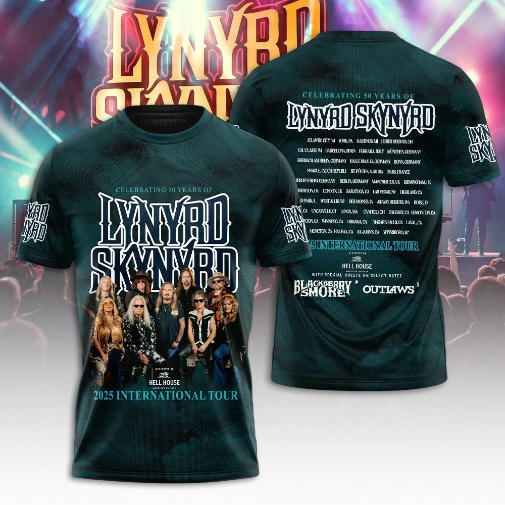 Lynyrd Skynyrd Tour 2025 Unisex T Shirt