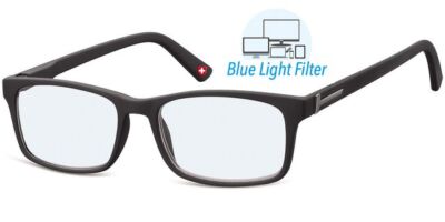 Blaulichtfilter Lesebrille Schwarz Montana Computer Blaufilter BLF73 TOP PREIS