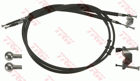 TRW GCH519 Seilzug, Handbremsseil Feststellbremse FüR Opel Astra H Caravan (A04)-image