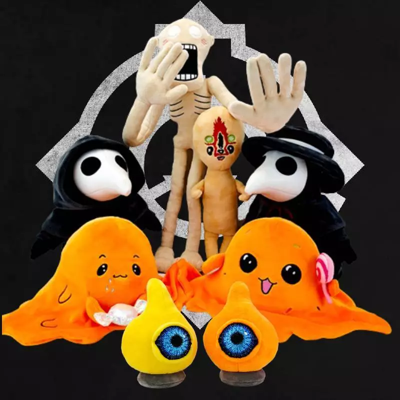 Halloween Plague Doctor Series Scp Foundation Plush Doll Scp-999 Scp-049 Scp-131