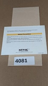 Rock n Ball - Nintendo NES- Manual Only **NO GAME!