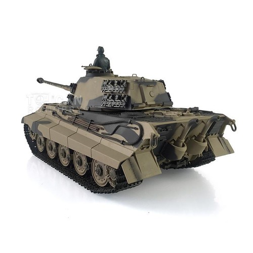 2.4G Henglong 1/16 7.0 King Tiger RTR RC Tank 3888A Barrel Recoil Metal Tracks - Picture 6 of 12