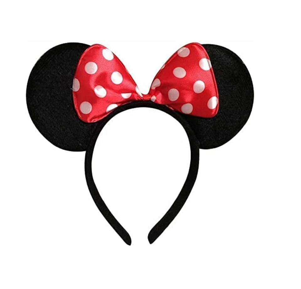 Mini Mickey Mouse Ears Cute Couples His & Hers Fancy Dress Headband Minnie Prop — 第 4/4 张图片