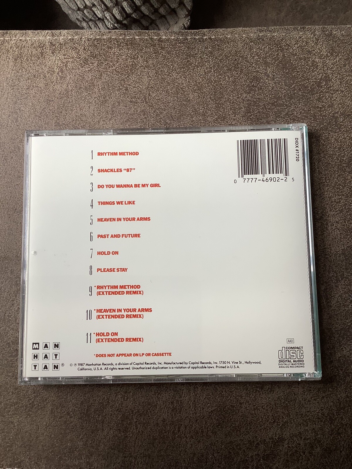 R.J.‘s Latest Arrival Hold on mega rare FIRST issue CD SHACKLES R&B